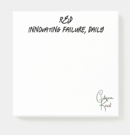 R&D: Innovating failure, daily